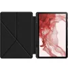 Origami Smart Case Apple iPad Air 11 (2024 / 2025) / iPad Air 4 / 5 (2020 / 2022) mappa tok, érintőceruza tartóval, rózsaszín