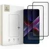Tech-Protect Glass Fit+ Xiaomi Poco X7 Pro kijelzővédő üvegfólia, fekete (2db)