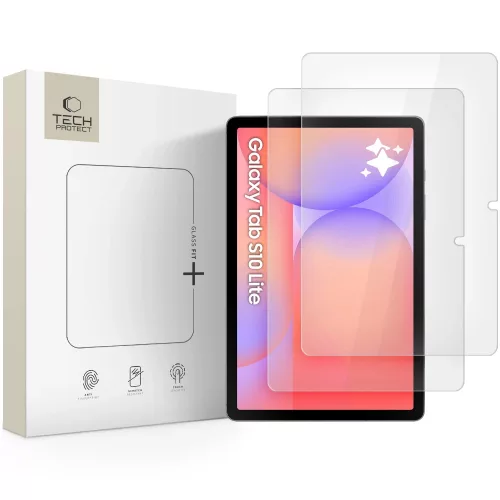 Tech-Protect Glass Fit+ Samsung Galaxy Tab S10 Lite tempered glass kijelzővédő fólia, átlátszó