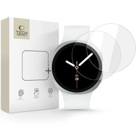   Tech-Protect Glass Fit+ Samsung Galaxy Watch8 (40mm) kijelzővédő üvegfólia, átlátszó (2db)