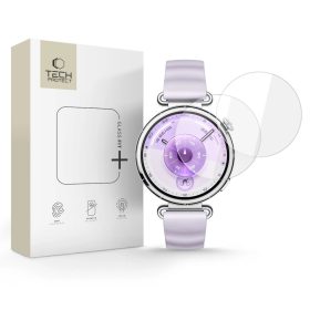   Tech-Protect Glass Fit+ Huawei Watch GT 6 (41mm) kijelzővédő üvegfólia, átlátszó (2db)