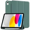 Tech-Protect Sc Pen Apple iPad 11 2025 / iPad 10.9 2022 oldalra nyíló, kitámasztható mappa tok ceruza tartóval, zöld