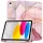Tech-Protect Sc Pen Apple iPad 11 2025 / iPad 10.9 2022 oldalra nyíló, kitámasztható mappa tok ceruza tartóval, márvány