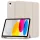 Tech-Protect Sc Pen Apple iPad 11 2025 / iPad 10.9 2022 oldalra nyíló, kitámasztható mappa tok ceruza tartóval, bézs