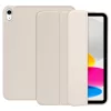 Tech-Protect Sc Pen Apple iPad 11 2025 / iPad 10.9 2022 oldalra nyíló, kitámasztható mappa tok ceruza tartóval, bézs