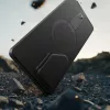 Tech-Protect Kevlar Aura Samsung Galaxy S25 Ultra MagSafe tok kameravédelemmel, kitámasztóval, fekete-narancs