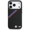 BMW M Tricolor Metal Logo Apple iPhone 17 Pro MagSafe hátlap tok, fekete