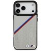 BMW M Tricolor Metal Logo Apple iPhone 17 Pro MagSafe hátlap tok, szürke