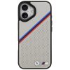 BMW M Tricolor Metal Logo Apple iPhone 17 MagSafe hátlap tok, szürke
