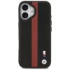BMW M Perforated Stripe Logo Apple iPhone 17 MagSafe hátlap tok, fekete-piros