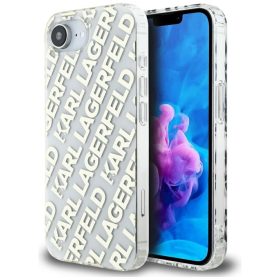   Karl Lagerfeld IML Repeat Logo iPhone 17e / iPhone 16e hátlap tok, arany