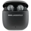 Karl Lagerfeld Metal Printed Logo TWS vezetéknélküli fülhallgató aktív zajszűréssel, ANC-ENC, fekete