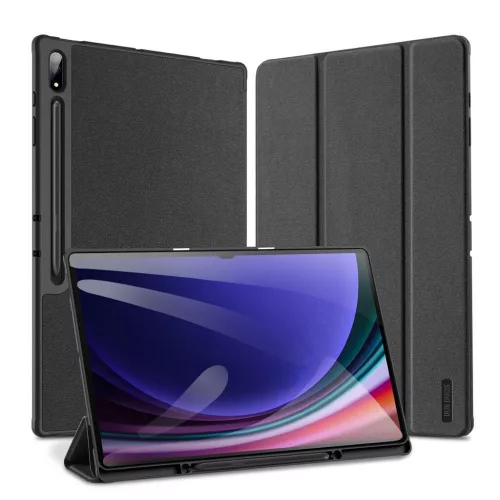 Dux Ducis Domo Samsung Tab S11 kihajtható tok pencil tartóval, fekete