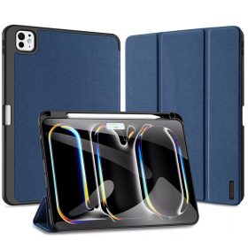   Dux Ducis Domo Apple iPad Pro 11 (2024 / 2025) kihajtható tok pencil tartóval, kék