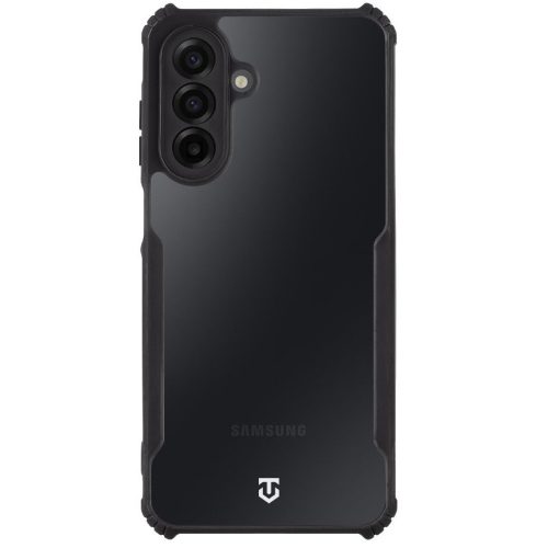Tactical Quantum Stealth Samsung Galaxy A17 hátlap tok, átlátszó/fekete