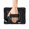 Tech-Protect Solid Apple iPad 11 2025 / 10.9 2022 tablet tok kitámasztóval, fekete