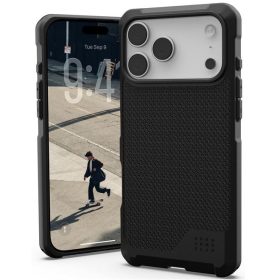   UAG Metropolis Apple iPhone 17 Pro hátlap tok, MagSafe, kevlar black