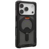 UAG Plasma XTE Apple iPhone 17 Pro hátlap tok kitámasztóval, MagSafe, black/pop orange