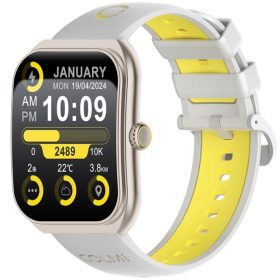   Colmi P86 okosóra AMOLED kijelzővel, pulzusméréssel, 1ATM vizállóssággal, arany