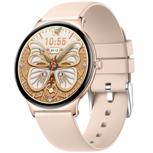 Colmi V89 okosóra AMOLED kijelzővel, pulzusméréssel, véroxigénméréssel, arany