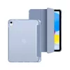 Tech-Protect Sc Pen Hybrid Apple iPad 11 2025 / 10.9 2022 oldalra nyíló, kitámasztható mappa tok ceruza tartóval, kristály kék