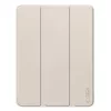Tech-Protect Sc Pen Apple Air 11 (2024 / 2025) / iPad Air 4 / 5 (2020 / 2022) oldalra nyíló, kitámasztható mappa tok ceruza tartóval, bézs