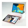 Tech-Protect Sc Pen Apple iPad 10.2 (2019 / 2020 / 2021) oldalra nyíló, kitámasztható mappa tok ceruza tartóval, rózsaszín