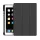 Tech-Protect Sc Pen Apple iPad 10.2 (2019 / 2020 / 2021) oldalra nyíló, kitámasztható mappa tok ceruza tartóval, fekete