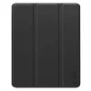 Tech-Protect Sc Pen Apple iPad Air 13 (2024 / 2025) oldalra nyíló, kitámasztható mappa tok ceruza tartóval, fekete