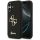 Guess Silicone Big 4G Script Apple iPhone 17 hátlap tok, fekete