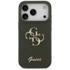 Guess Silicone Big 4G Script Apple iPhone 17 Pro Max hátlap tok, khaki