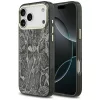 Guess Python Pattern Apple iPhone 17 Pro Max hátlap tok kameravédő peremmel, MagSafe, kígyó minta, fekete-arany