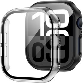   Tech-Protect Defense360 Apple Watch 11 / Watch 10 46mm ütésálló tok kijelzővédelemmel, átlátszó
