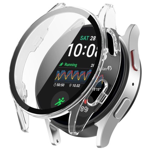 Tech-Protect Defense360 Samsung Galaxy Watch7 (40mm) ütésálló tok kijelzővédelemmel, átlátszó