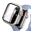 Tech-Protect Defense360 Apple Watch 7 / 8 / 9 (45mm) ütésálló tok, kijelzővédő felülettel, titanium-narancs