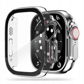   Tech-Protect Defense360 Apple Watch Ultra 3 / 2 / 1 ütésálló tok kijelzővédelemmel, átlátszó