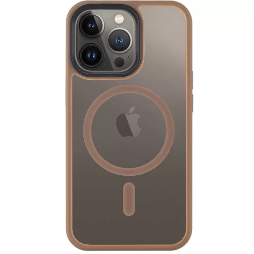 Tactical MagForce Hyperstealth Apple iPhone 13 Pro Magsafe hátlap tok, fekete/barna
