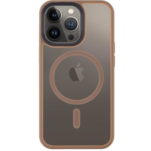 Tactical MagForce Hyperstealth Apple iPhone 15 Pro Max Magsafe hátlap tok, fekete/barna