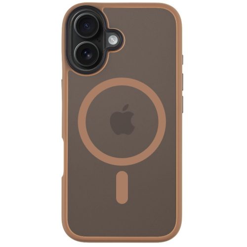 Tactical MagForce Hyperstealth Apple iPhone 16 Magsafe hátlap tok, fekete/barna