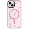 Tactical MagForce Hyperstealth Sika Apple iPhone 15 MagSafe tok, rózsaszín