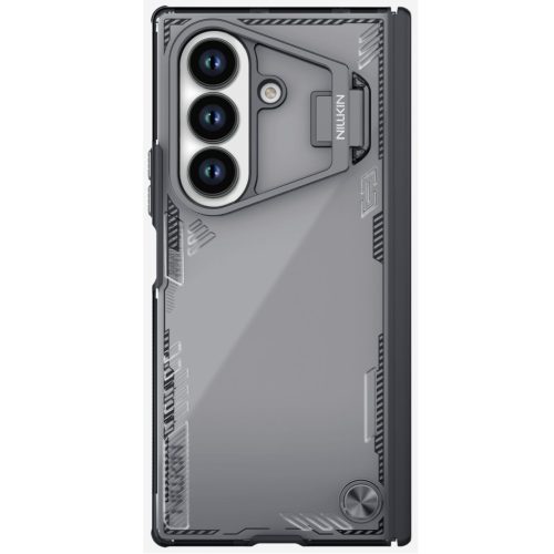 Nillkin Iceblade Prop Samsung Galaxy Z Fold 7 tok kitámasztóval, fekete-átlátszó
