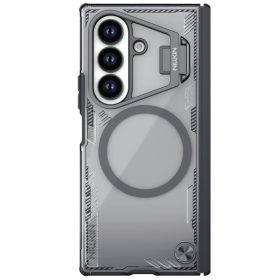   Nillkin Iceblade Prop Samsung Galaxy Z Fold 7 mágneses tok kitámasztóval, fekete-átlátszó