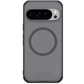   Nillkin Super Frosted PRO Magnetic Google Pixel 10 / 10 Pro mágneses műanyag hátlap tok, átlátszó-fekete