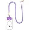 OBAL:ME NeckTag Allure Rope nyakba / vállra akasztható univerzális telefontartó, lila