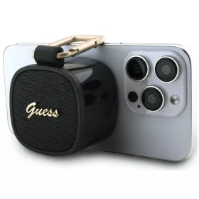   Guess mágneses vezeték nélküli bluetooth hangszóró, telefonra rögzíthető, MagSafe, fekete-arany