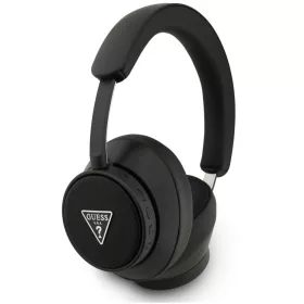   Guess PU Saffiano Triangle Logo ENC TWS vezeték nélküli fejhallgató, fekete