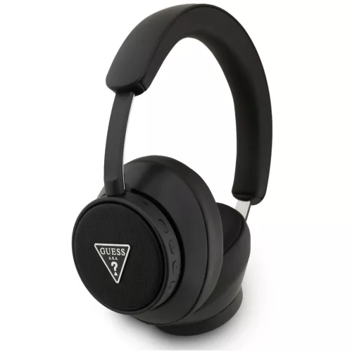 Guess PU Saffiano Triangle Logo ENC TWS vezeték nélküli fejhallgató, fekete