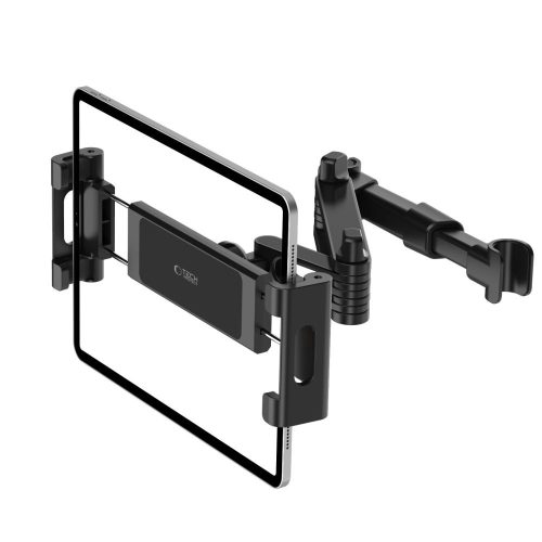 Tech-Protect V1 állítható tablet tartó, fejtámlára rögzíthető, fekete