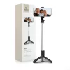 Tech-Protect selfie bot / selfie stick vezeték nélküli / bluetooth távirányítóval, kompakt, hordozható, fekete