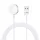 Tech-Protect UltraBoost Magnetic Apple Watch töltő USB-A kábellel, 120cm, fehér